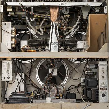 Jukebox, Wurlitzer modell 2100,  Rudolph Wurlitzer Company, North Tonawanda, New York, USA, 1957.