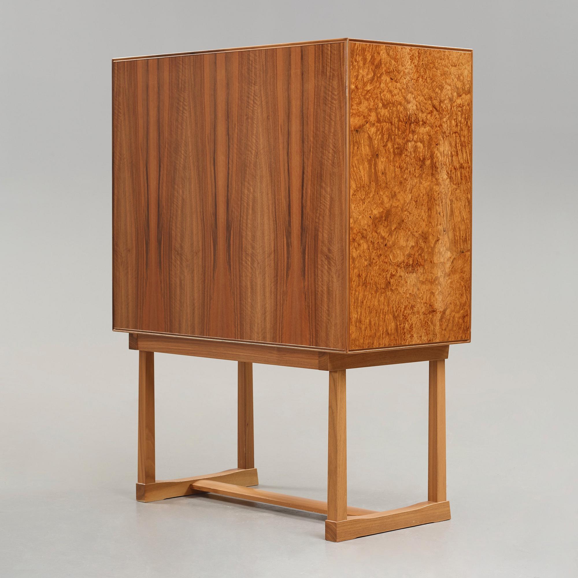 Josef Frank, a 'National Museum' mahogany, walnut and burrwood cabinet, Svenskt Tenn, Sweden, 1960-70's.