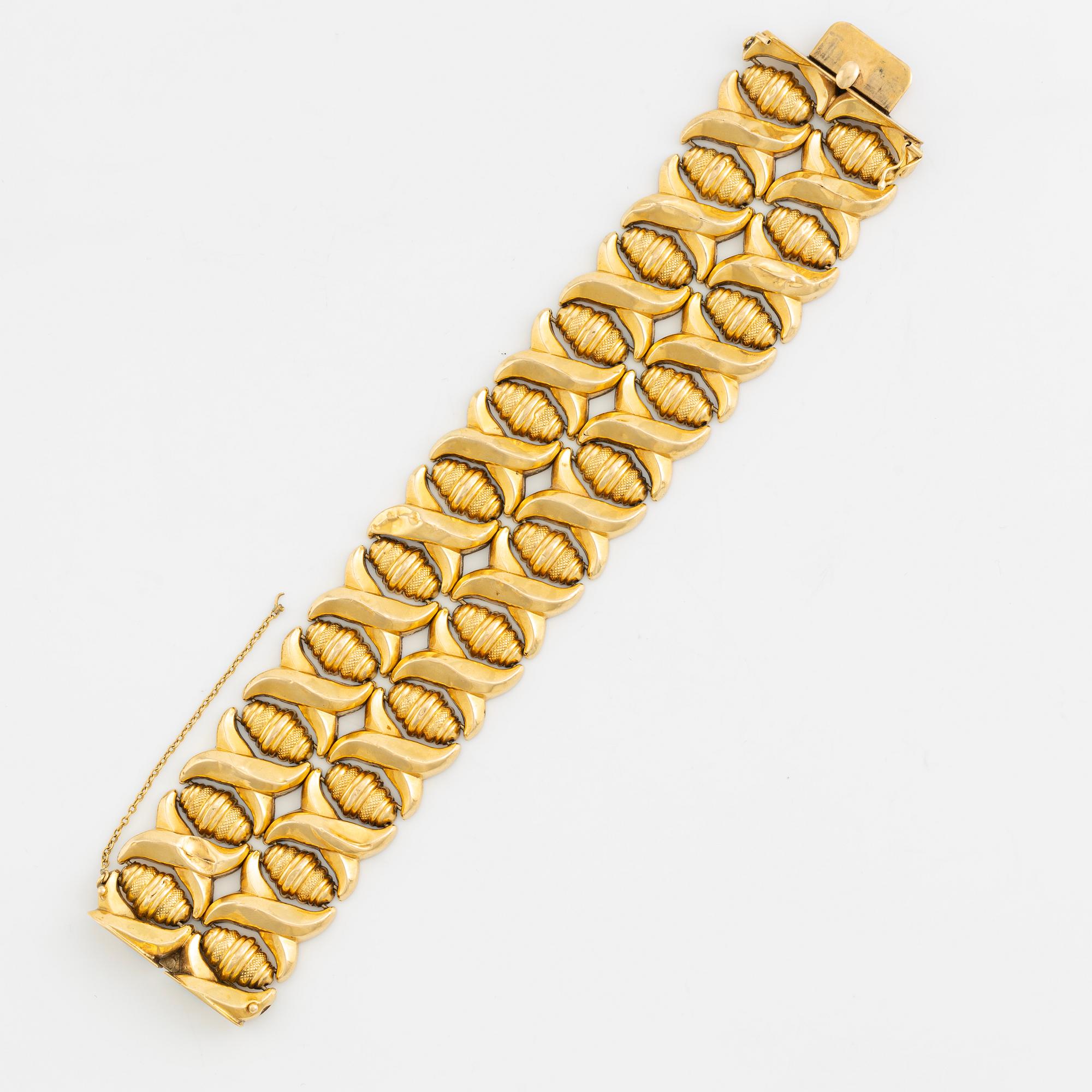 Bracelet, 18K gold, Italian mark.