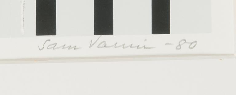 Sam Vanni, silkscreen, signed and dated -80, numbered 91/100.