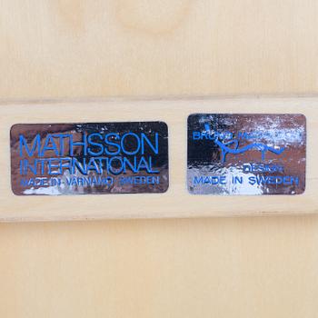 Bruno Mathsson, drop-leaf table, "Maria Flap", Bruno Mathsson International, Värnamo, Sweden.