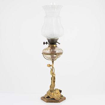 A kerosene lamp, early 20th Century.