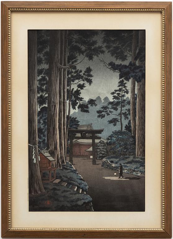 Tsuchiya Koitsu, "Mountain Temple" (Futara-san, Nikko), 1950-60-tal.