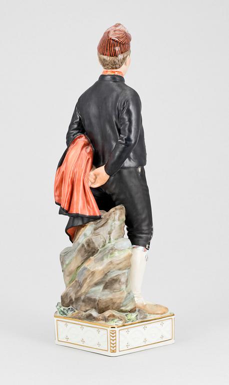 FIGURIN, porslin, Royal Copenhagen, Danmark.