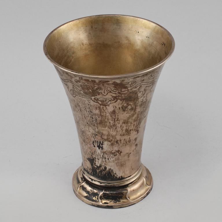 POKAL, silver, K Andersson, Stockholm, 1927, vikt 380 g.