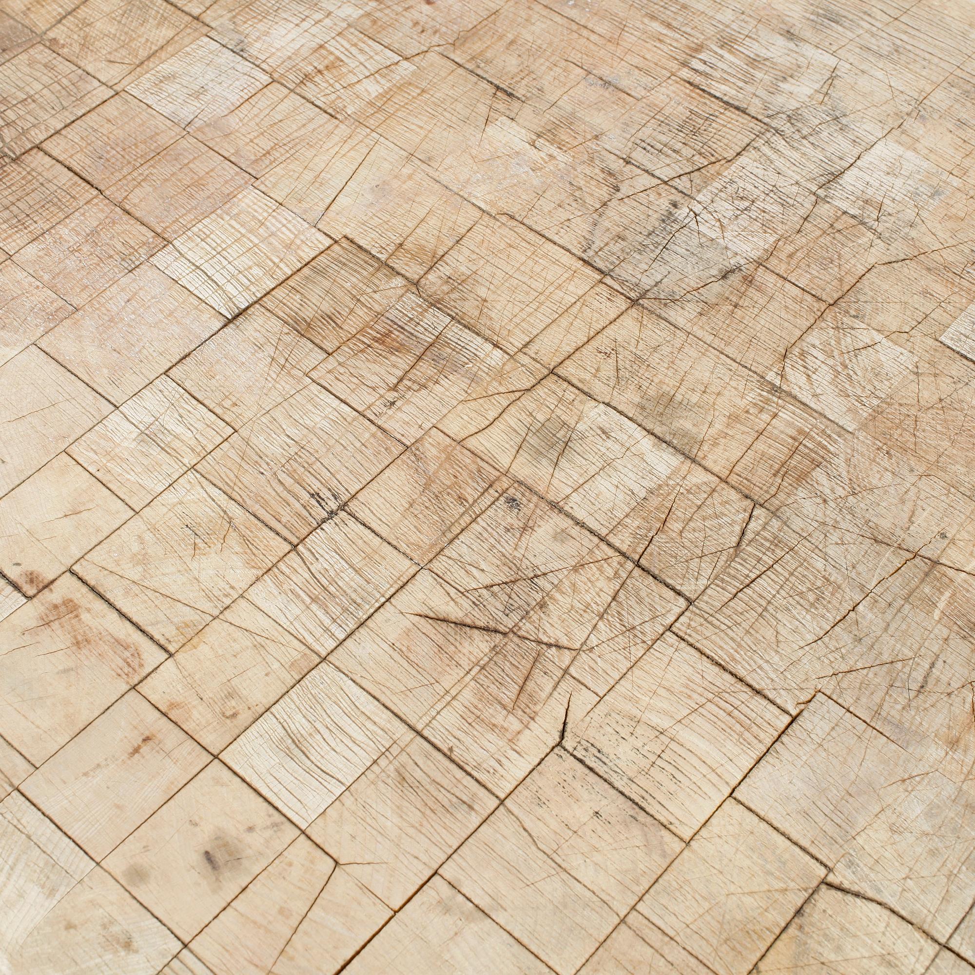 SLAKTARBÄNK / HUGGKUBBE, 1900-tal., industri, 1900-talets andra hälft.