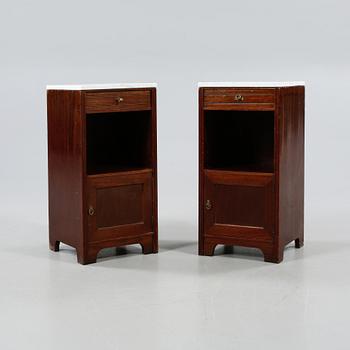 NATTDUKSBORD, ett par, tidigt 1900-tal.