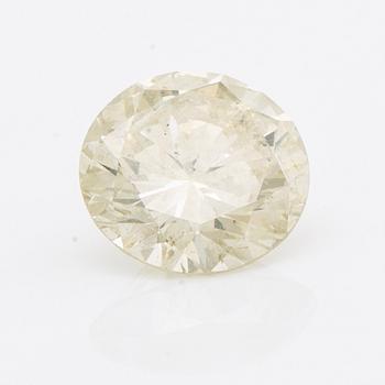 BRILJANT, lös sten, ca 2,5 ct, ca ca M-N, P1.