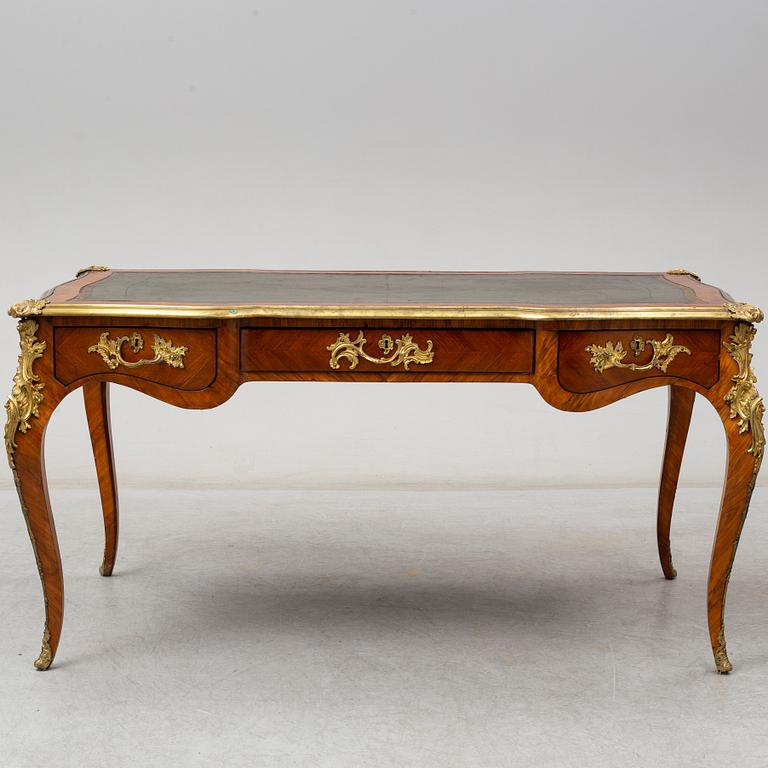 A second half 19th century Louis XV-style writing desk.