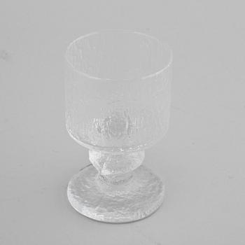 TAPIO WIRKKALA, 18 glases made by Iittala, the second half of the 20th century.