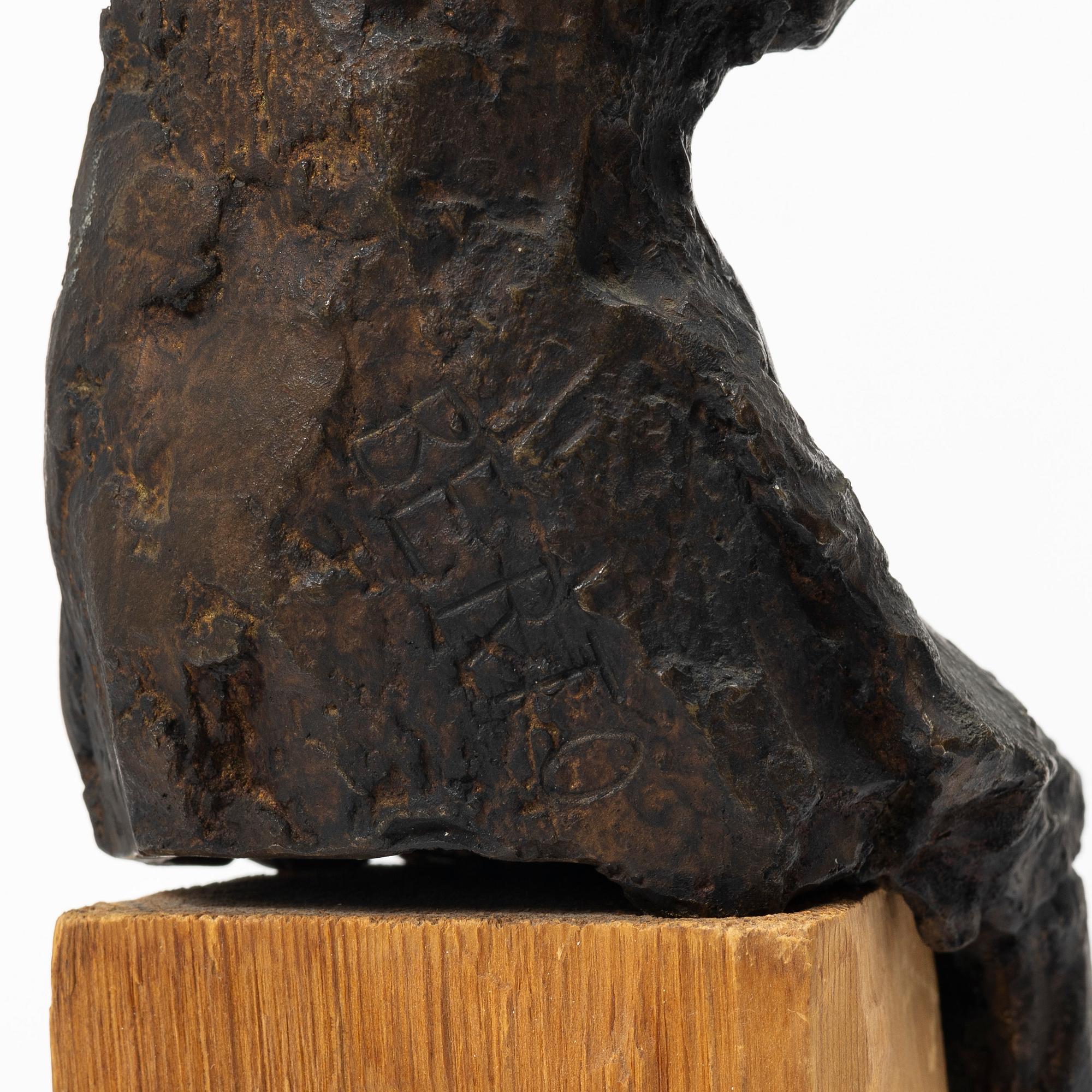 Berto Marklund, "Seated female model".