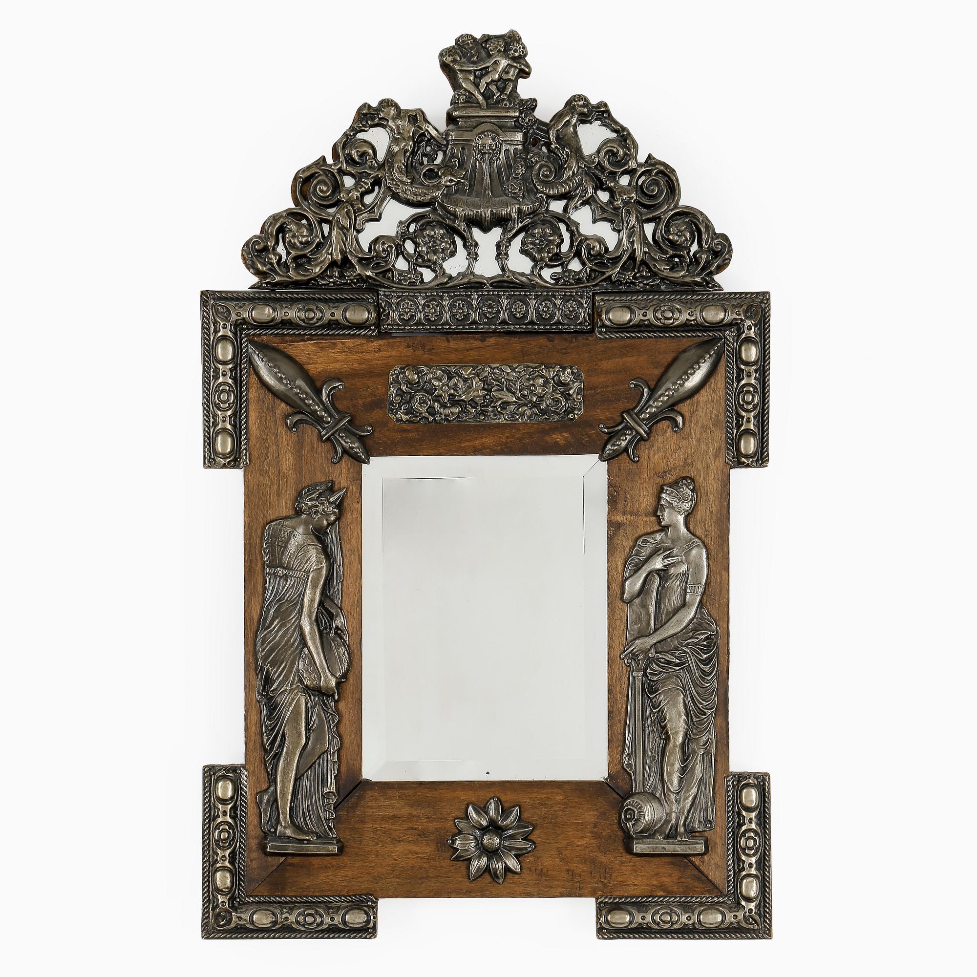 SPEGEL, barock-stil, omkring år 1800/1900.