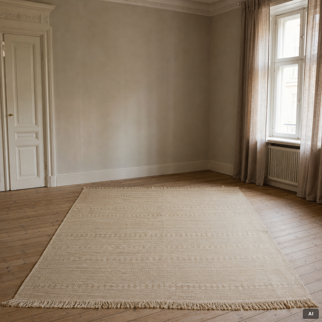 A Kilim part-silk carpet, c. 257 x 241 cm.