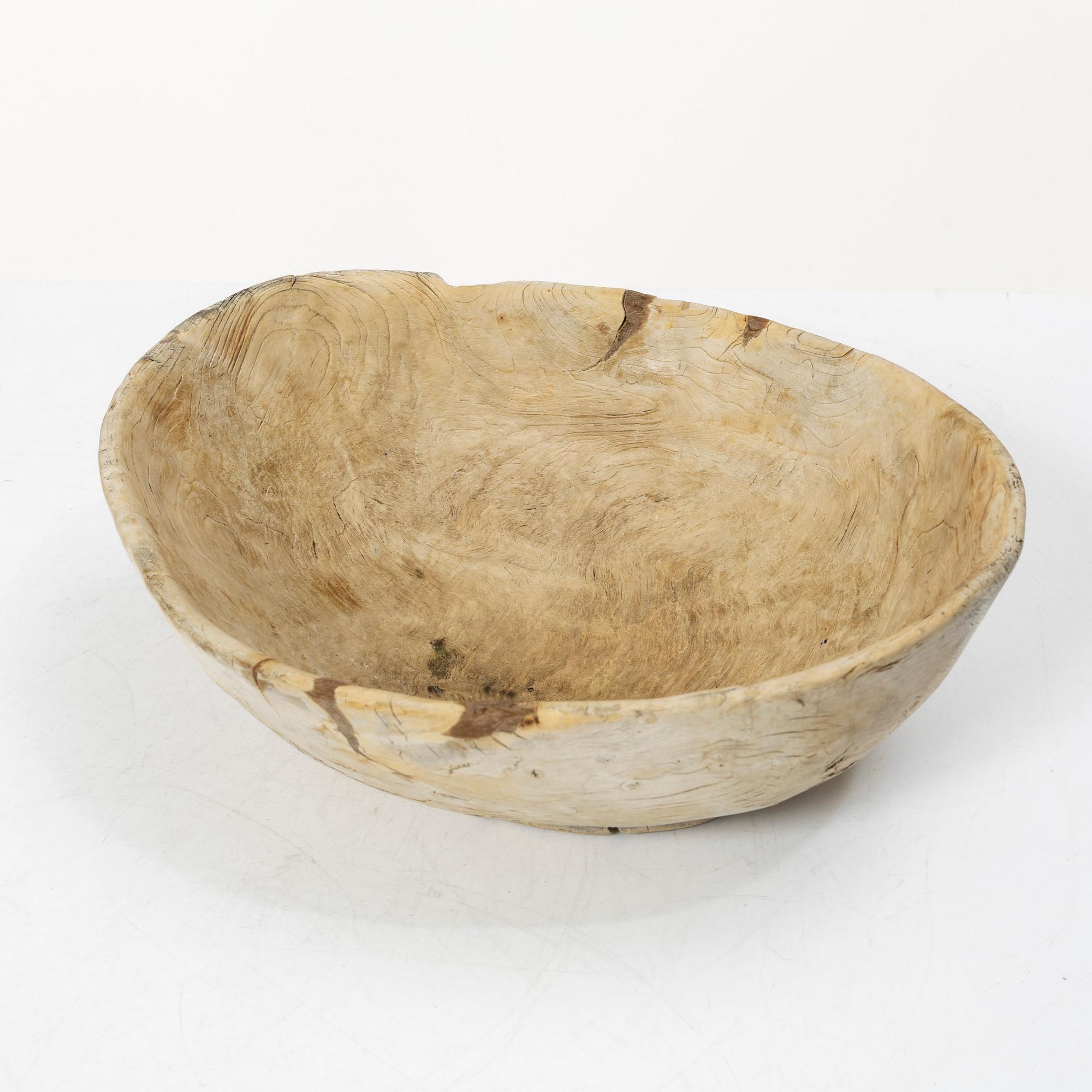 Bowl, folk art, marked 1618.