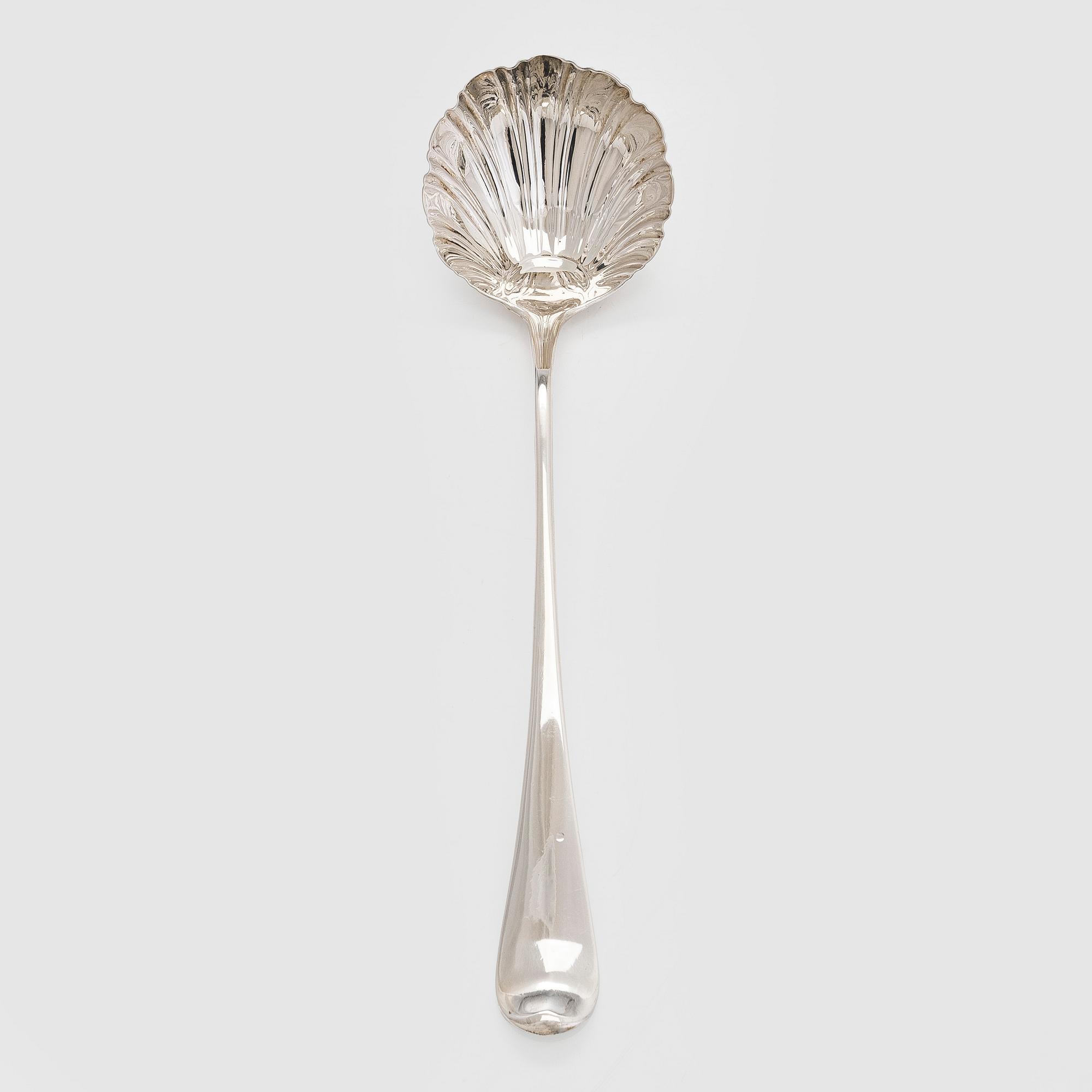 Kauha, sterling hopeaa, Lontoo Englanti 1761.