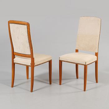 MATGRUPP, 7 delar, "Gustavus", Carl Malmsten, Åfors möbelfabrik, 1900-talets andra hälft.