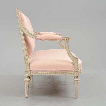 Soffa, Stockholmsarbete, 1700-talets senare del, Gustaviansk.