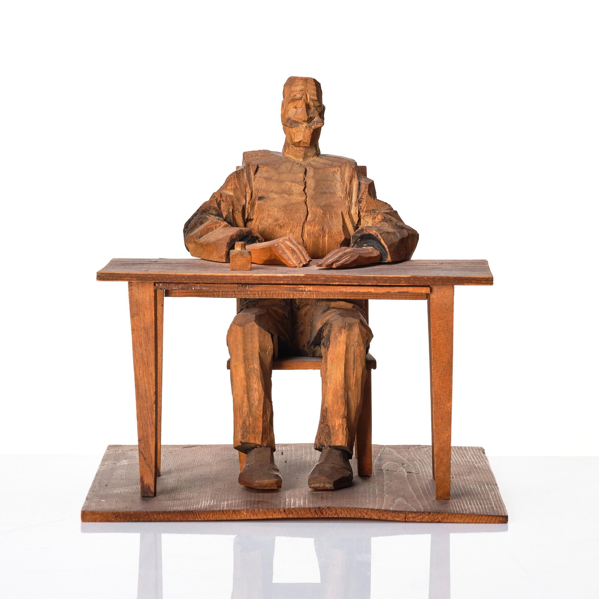 Axel Petersson Döderhultarn, "Beväringsmönstring", (7).