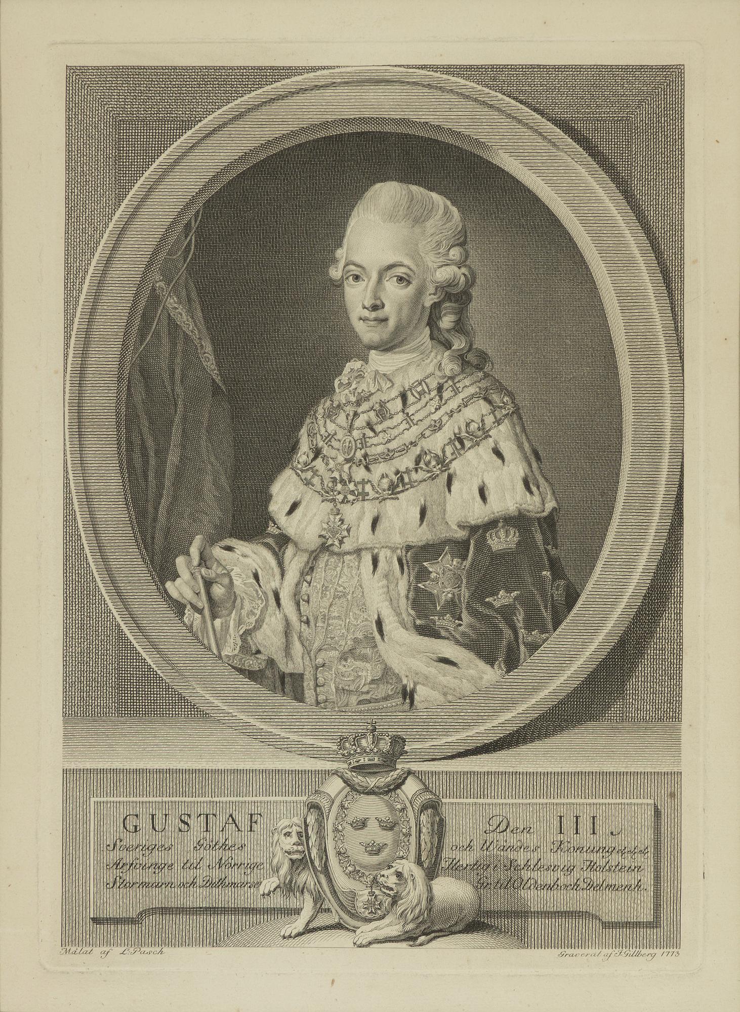 Jacob Gillberg, "Gustaf III", Manuel Carmona, "Hyacinte Collin de Vermont".