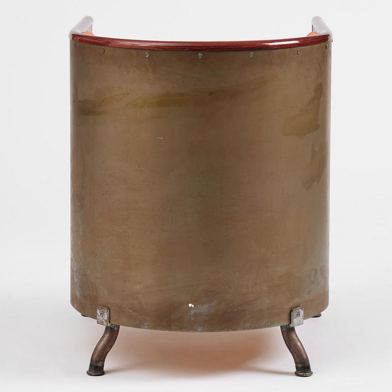 Mats Theselius, a "Järn/Moccafåtöljen" armchair, ed. 157/360, Källemo, Värnamo, post 1994.