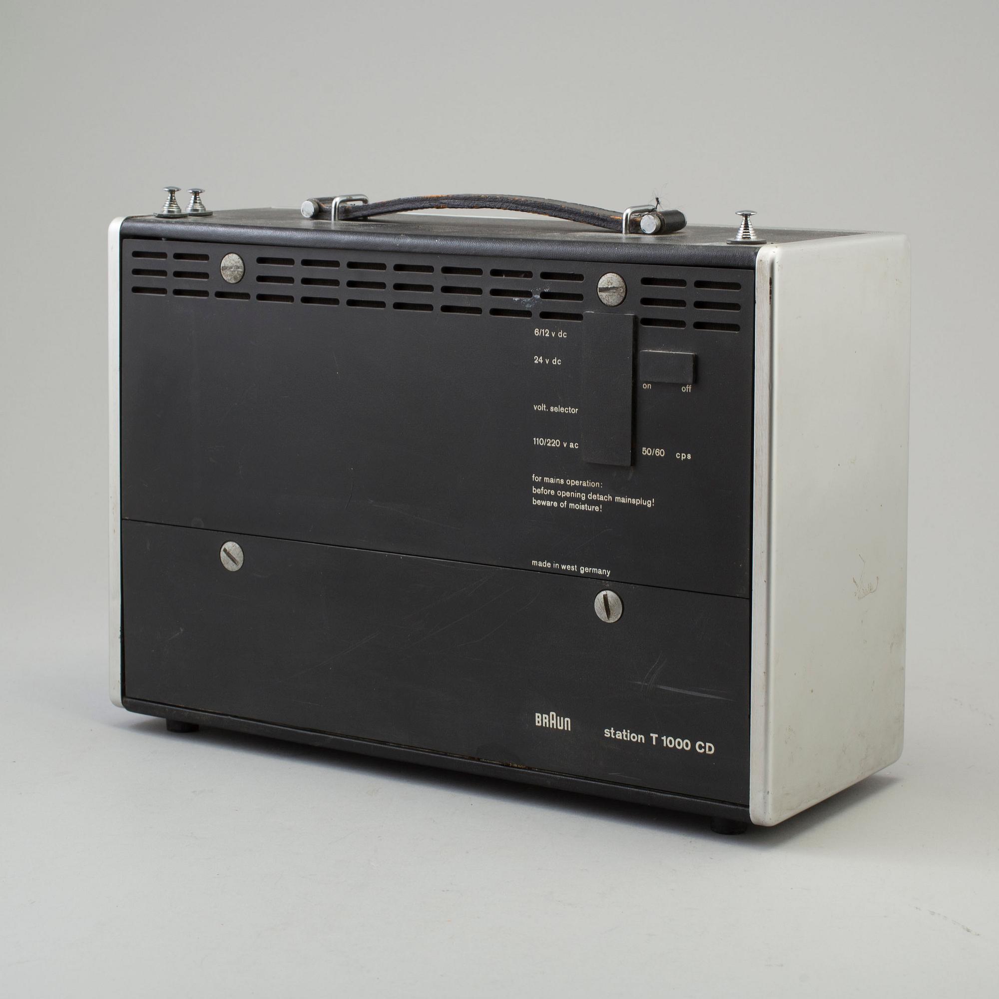 DIET RAMS, radio, "Weltempfänger - T1000", formgiven 1963.