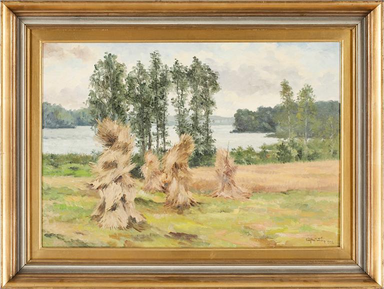 ROLF MELLSTRÖM, olja på pannå, sign. o dat 1946.