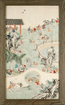 TANKA, Tibet, omkring 1900.