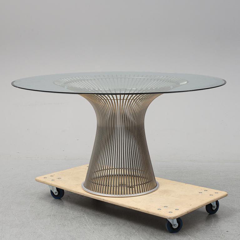 WARREN PLATNER, dinner table, Knoll.