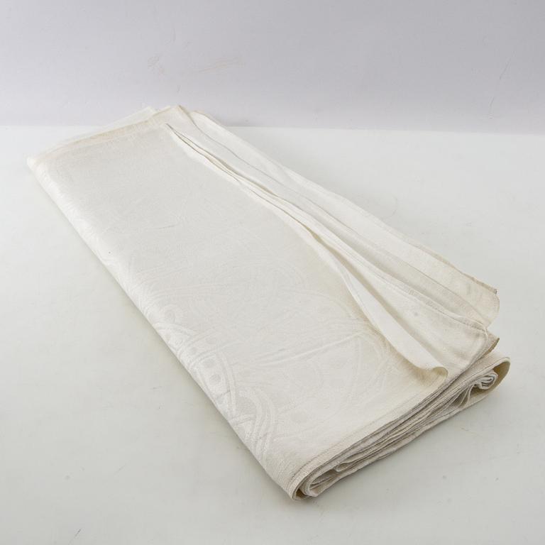 Tablecloths 4 pcs early/mid 20th century damask.