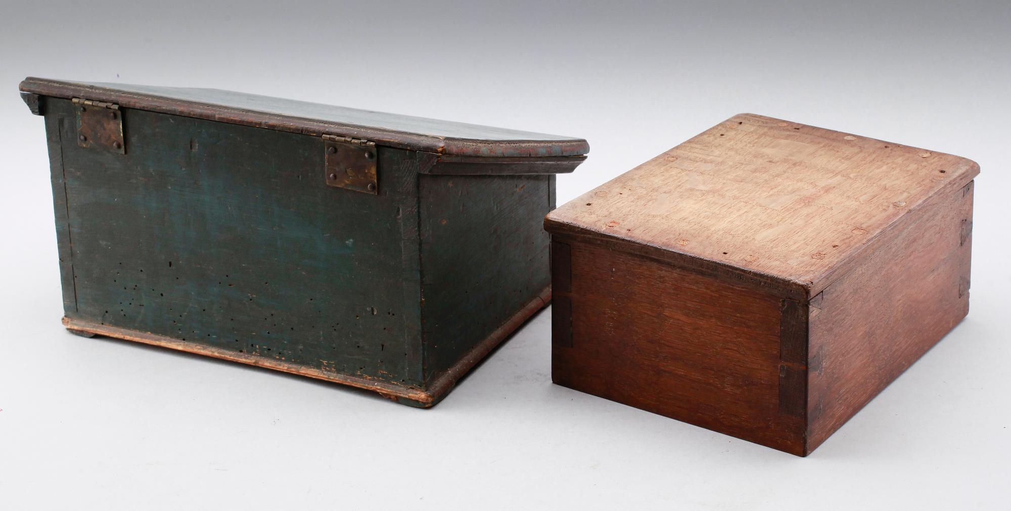 SKRIN, 2 st, allmoge, 1800-tal.