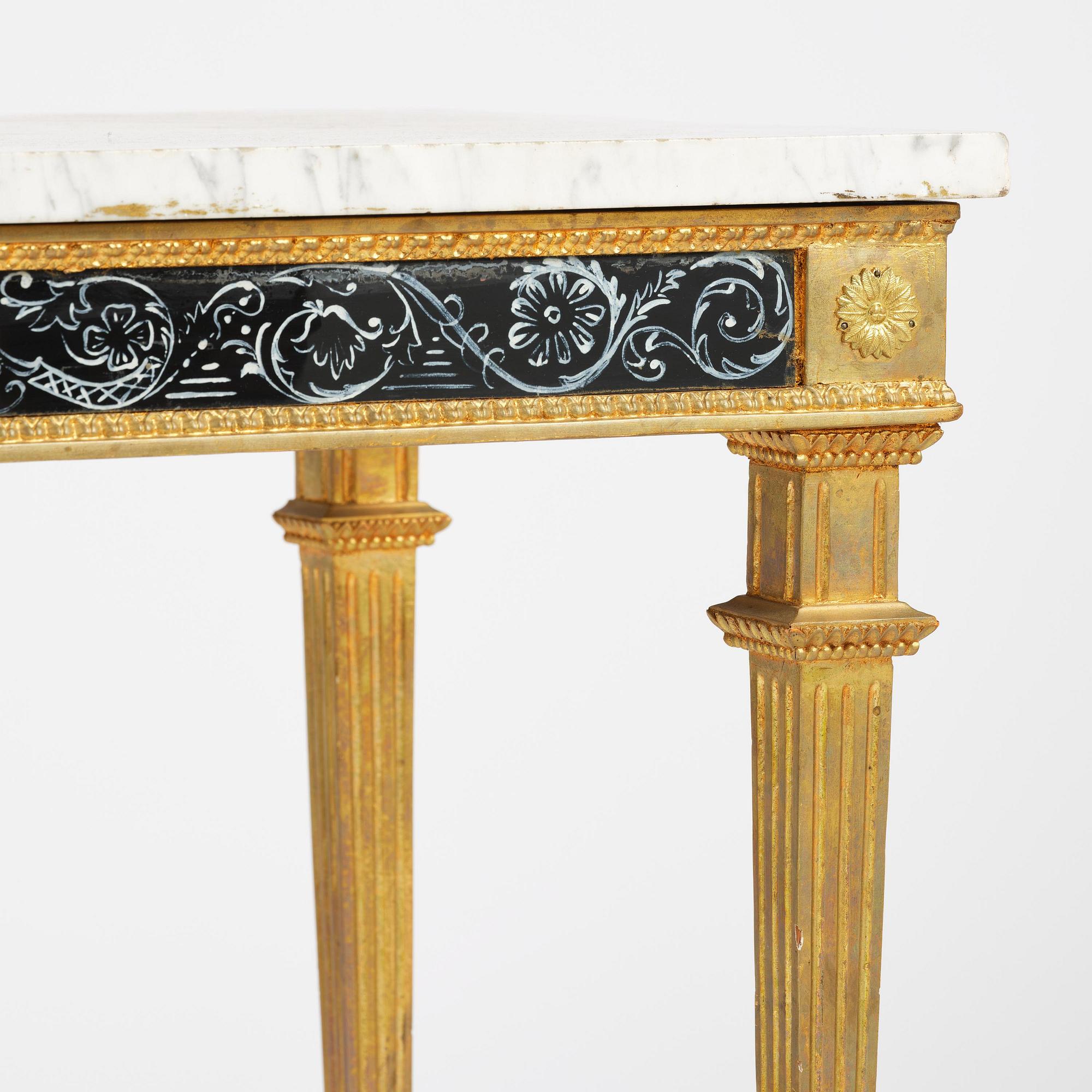 Konsolbord, Stockholmsarbete, omkring år 1800, Sengustavianskt.