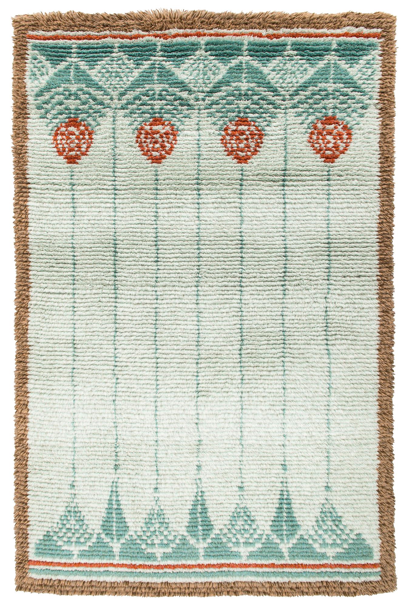 Emma Saltzman, ryarug for Friends of Finnish Handicraft. Circa 180 x 120 cm.