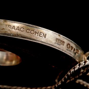 HÄNGE, silver, Isaac Cohen, Stockholm, 1965. Vikt 48 g.
