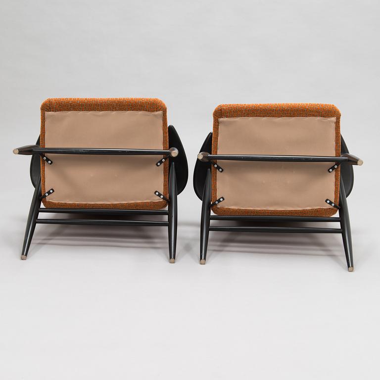 Ilmari Tapiovaara, nojatuolipari, 2468, "Eve", Asko 1900-luvun puoliväli.