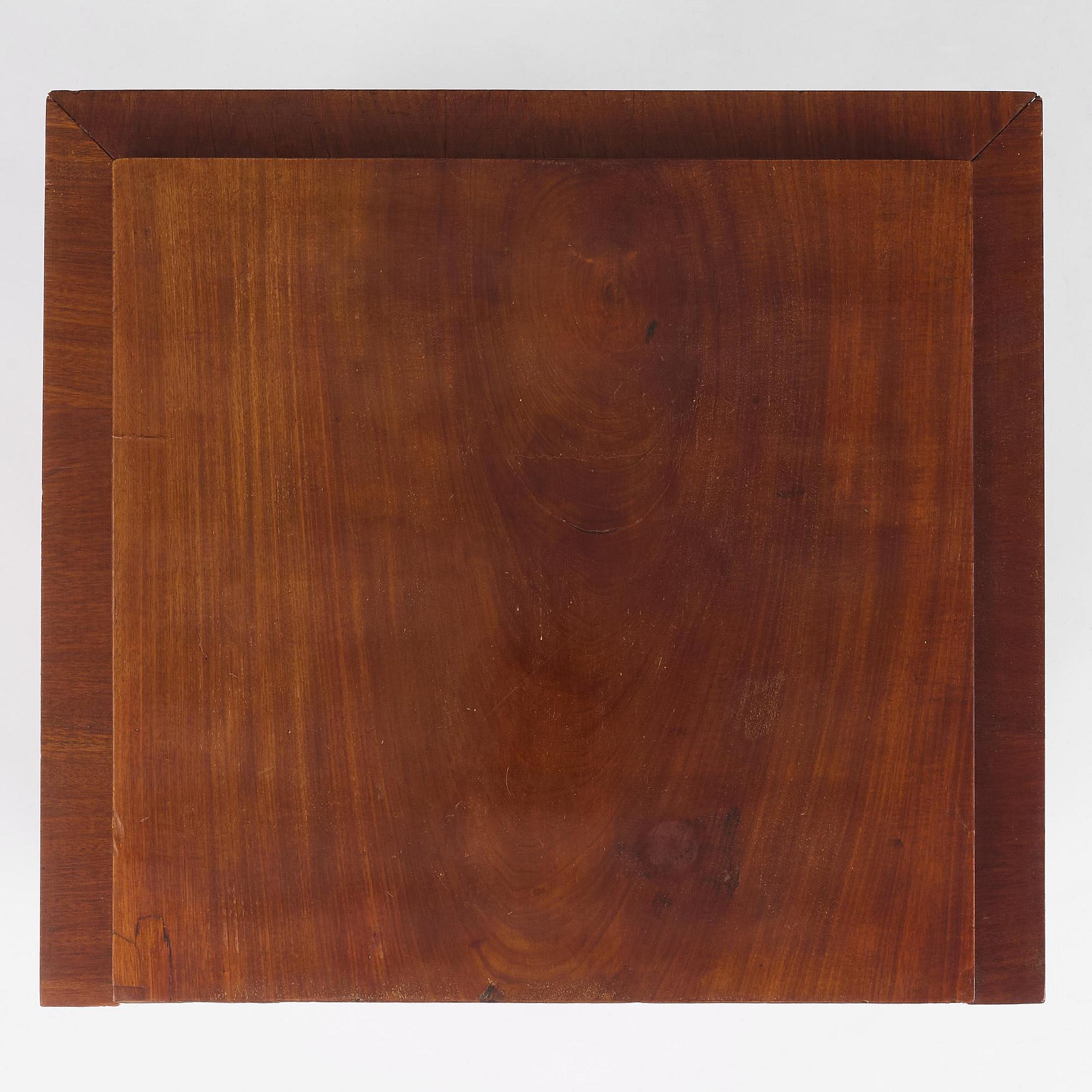 A Swedish Empire mahogny cabinet by J Öman (master 1815-1833).