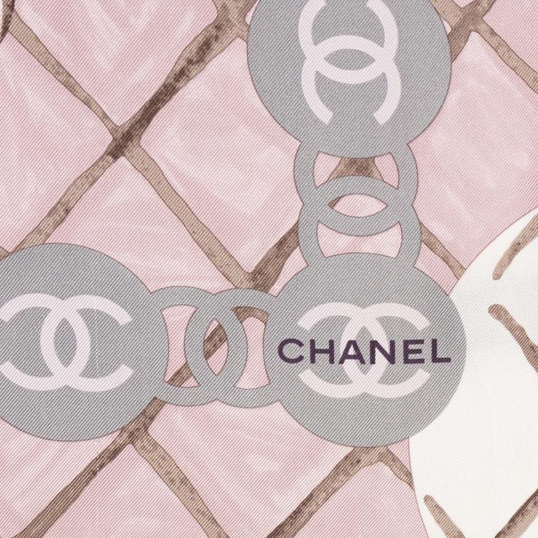 Chanel, a silk scarf.