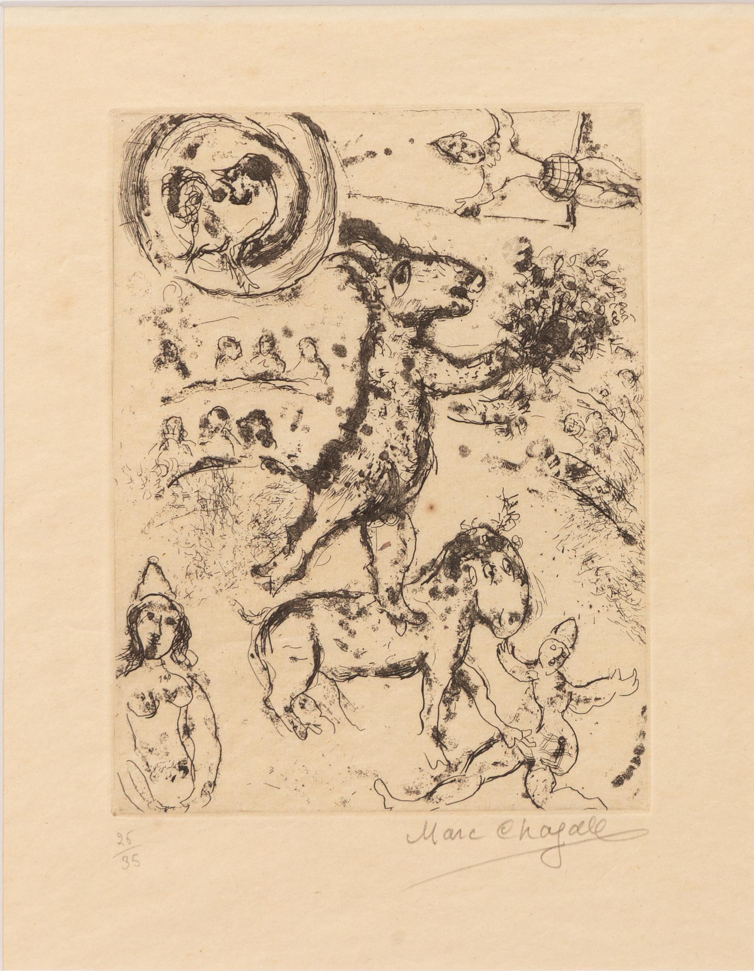 Marc Chagall, "Le Petit Âne Équilibriste".