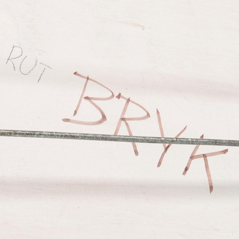 RUT BRYK, KERAMIKRELIEF. Piritta. Sign. Bryk. Arabia, 1954.