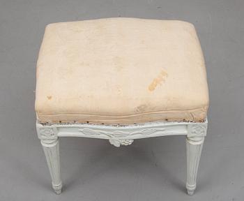TABURETT, gustaviansk, 1700-talets slut.