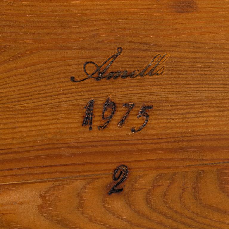 A vitrine cabinet from Åmells, dated 1975.