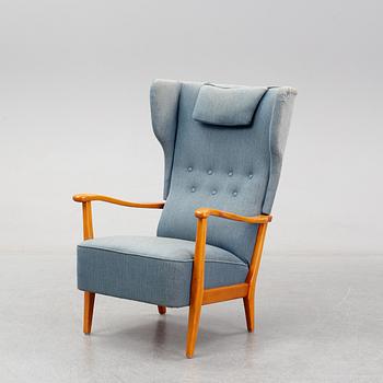 A Dux beech easy chair, Sweden, 1940's/50's.