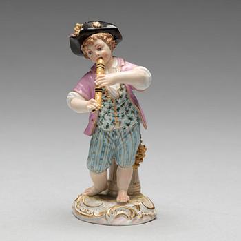 FIGURIN, porslin. Meissen, 1800-talets andra hälft.
