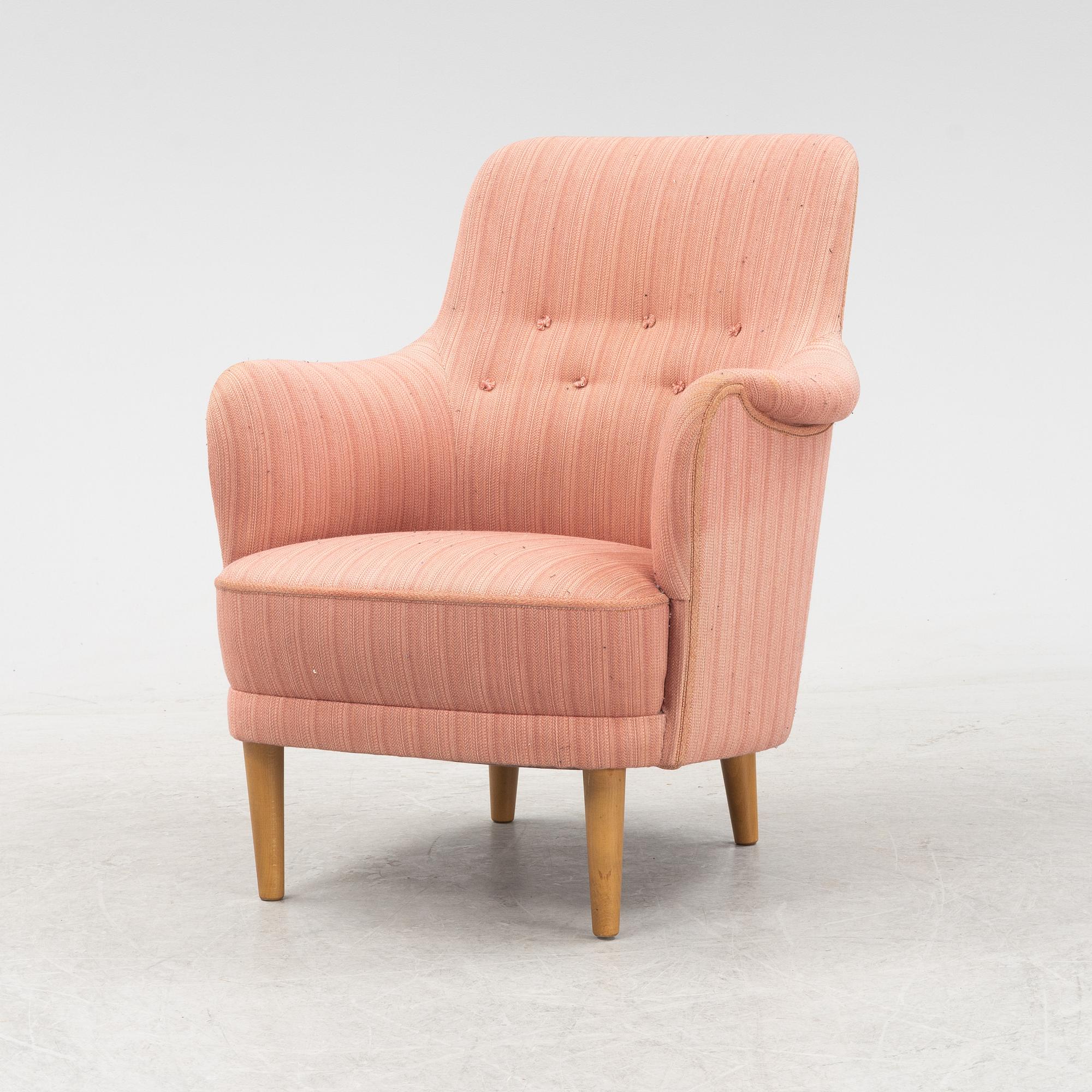 Carl Malmsten, fåtölj, "Samsas", O.H. Sjögren, 1900-talets andra hälft.