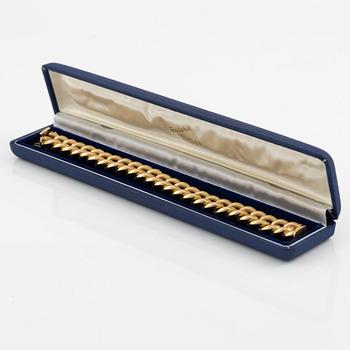 Armband 18K guld pansarlänk.
