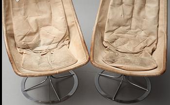 FÅTÖLJER, ett par, "Jetson", Bruno Mathsson, 1960/70.