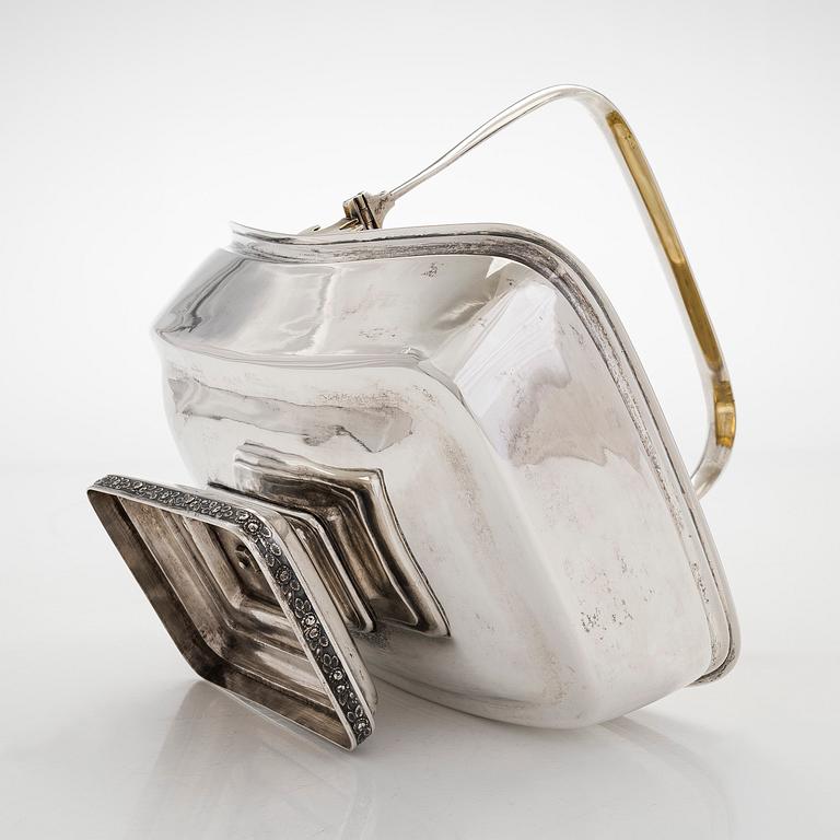 Jacob Wiberg, brödkorg, silver, Moskva 1836.