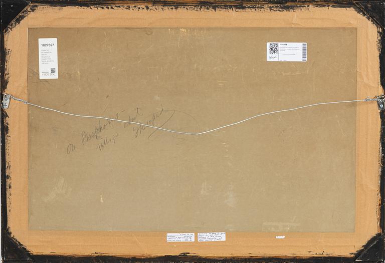 Francis Hopkinson Smith, Bosphorus bygata med figurer.