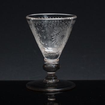 GLAS, barock, Böhmen, 1700-tal.