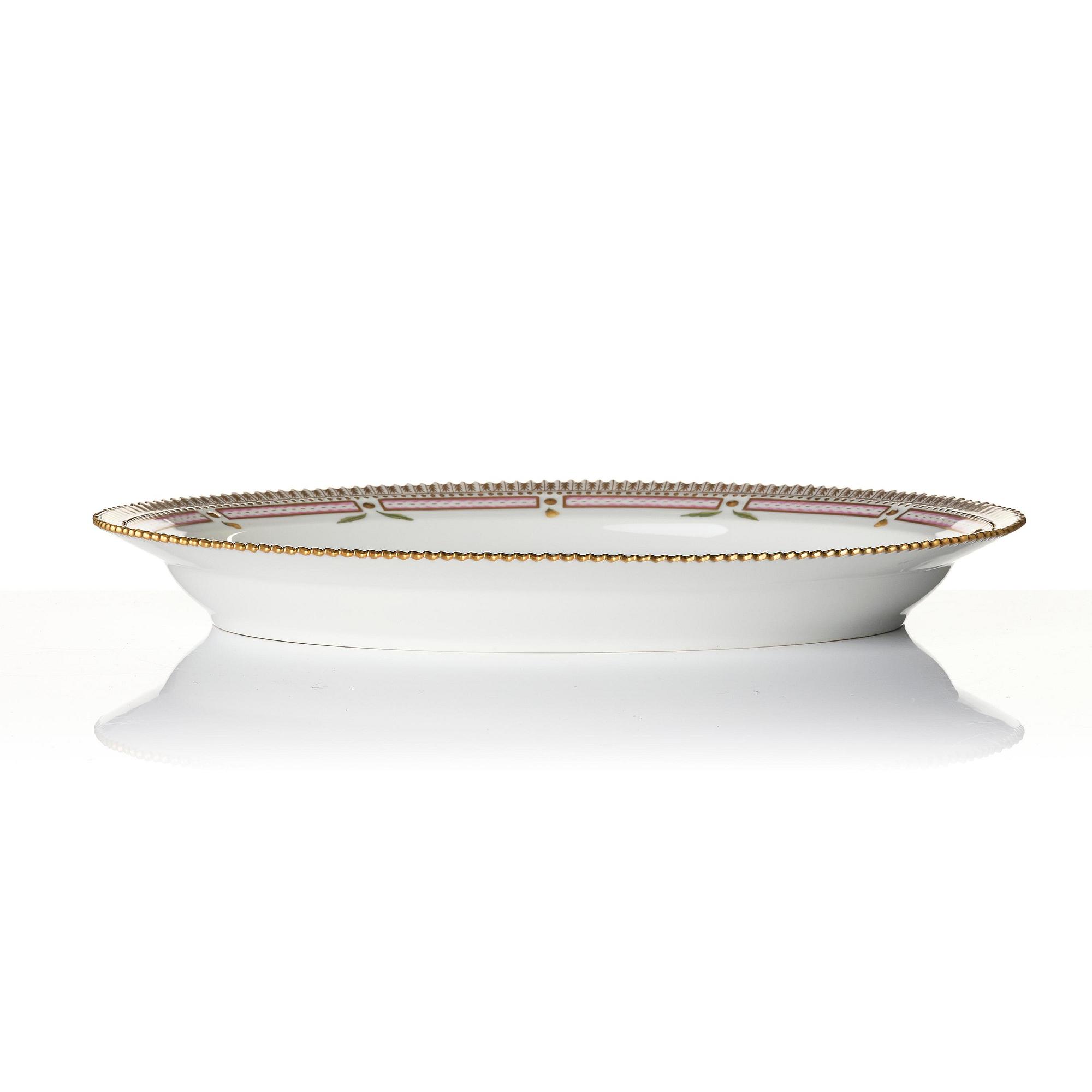 A set of two Royal Copenhagen 'Flora Danica' serving dishes, Denmark, 20th century.