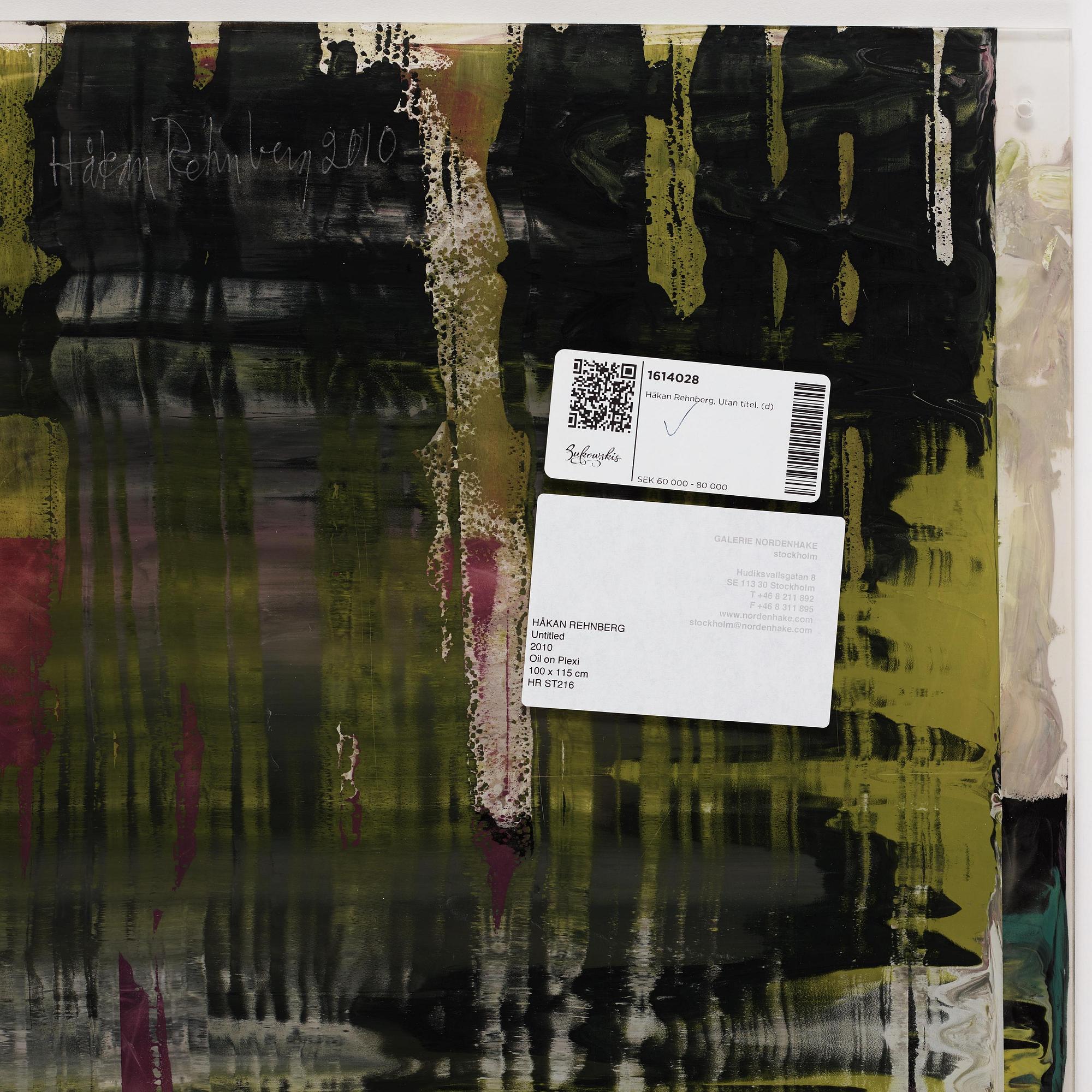 Håkan Rehnberg, Håkan Rehnberg, Untitled.
